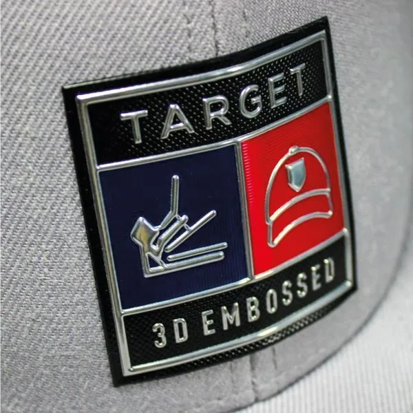 Hat Cap Custom 3D Embossed Badges Patches