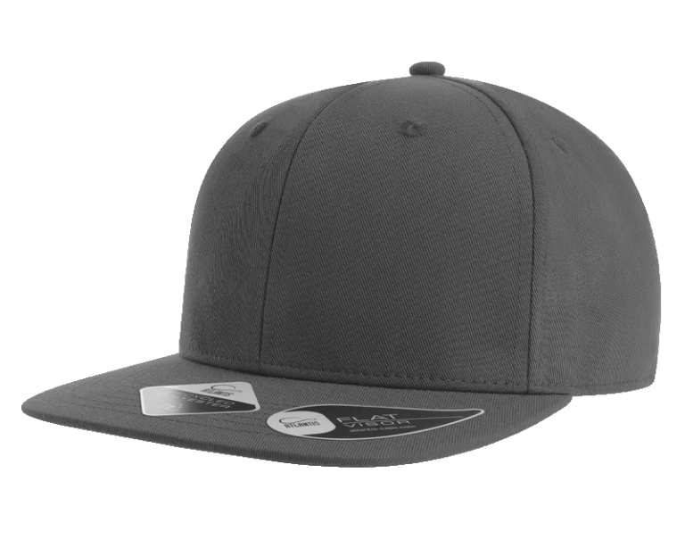 Atlantis James 6 Panel Recycled Cap in Grey