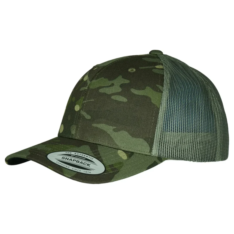 YP131 RETRO TRUCKER MULTICAM SNAPBACK | Design By Creative