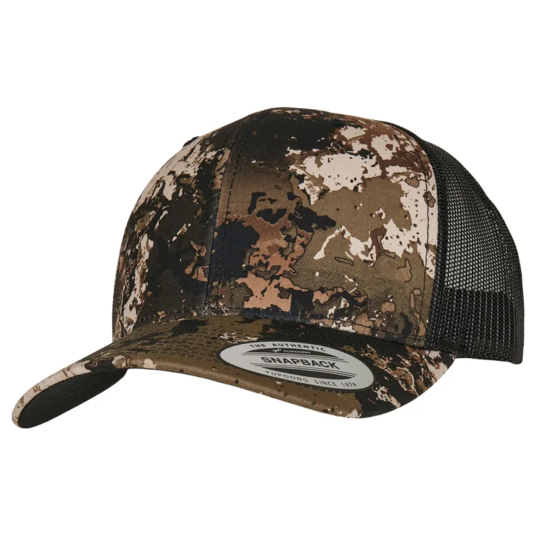 YP239 Classics® Veil Camo™ Retro Trucker Cap (6606VC) | Design By Creative