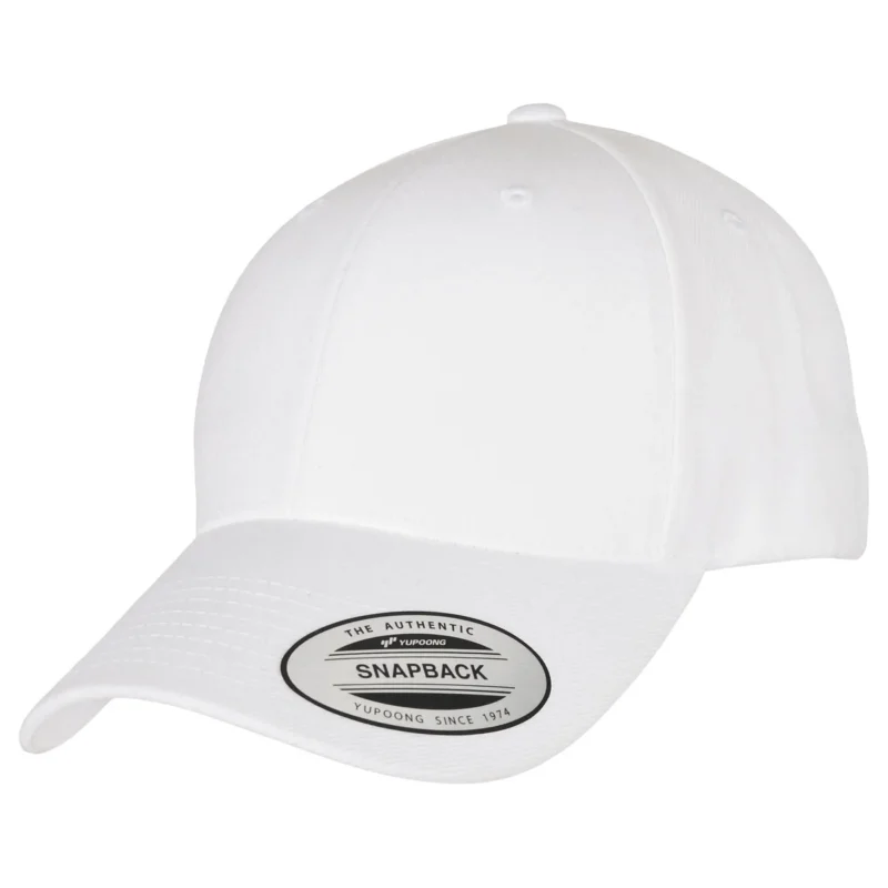 YP240 Premium Curved Visor Snapback Cap (6789M) | Design By Creative