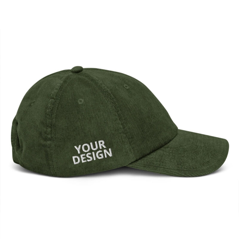 Flexfit Black 6-Panel Fitted Cap With 'Don't Tread On Me' Side Logo